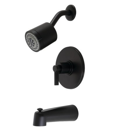 KINGSTON BRASS KB6690NDL Tub and Shower Faucet, Matte Black KB6690NDL